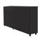Modern Leisure Monterey 8ft Log Rack Cover, 96 in. L x 24 in. W x 42 in. H, Black 3034 - alternate 4